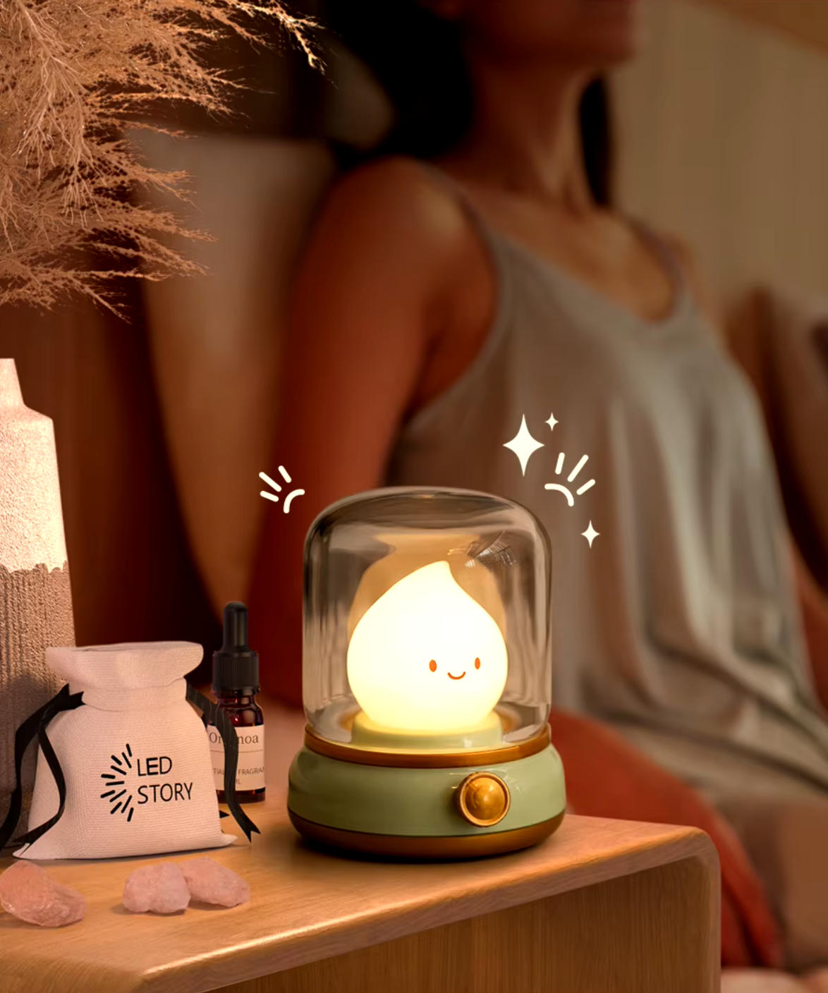 Flameless Kerosene Candle Lamp - RileyOutlet.com